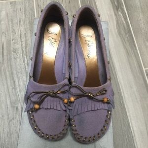 Lavender Sam Edelman moccasin wedges - 7.5